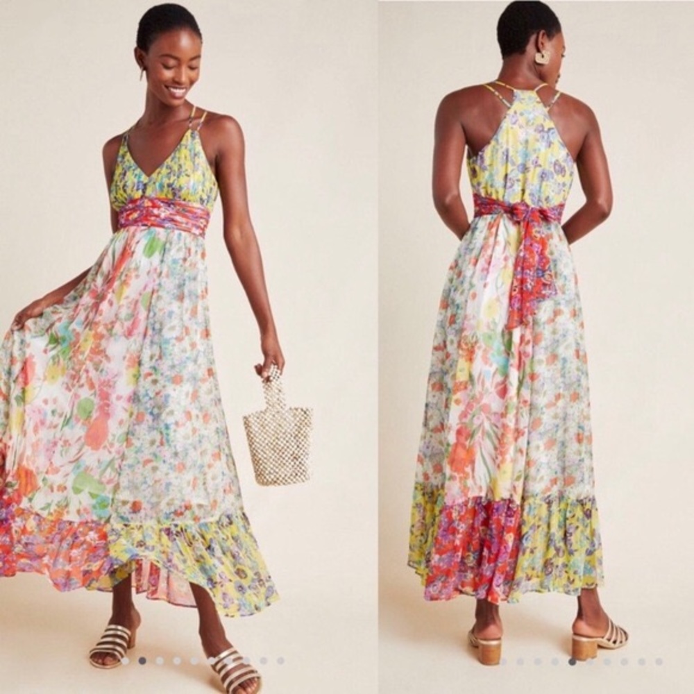 Gorgeous NWOT Anthropologie Malibu Maxi Dress